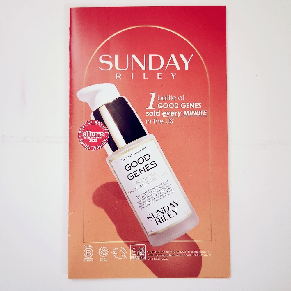 🔮3/$15 Sunday Riley Good Genes Lactic Acid Treatment Face Serum